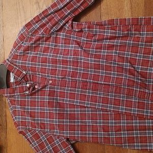 3/$15 | Sonoma Men's Dress Shirt Red Plaid Size XL
